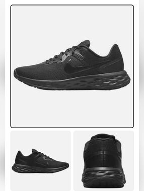 Nike Men's All-Black Lightweight Training Sneakers